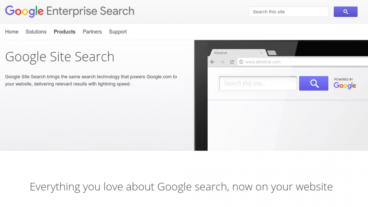 Google Custom Search Remove Branding