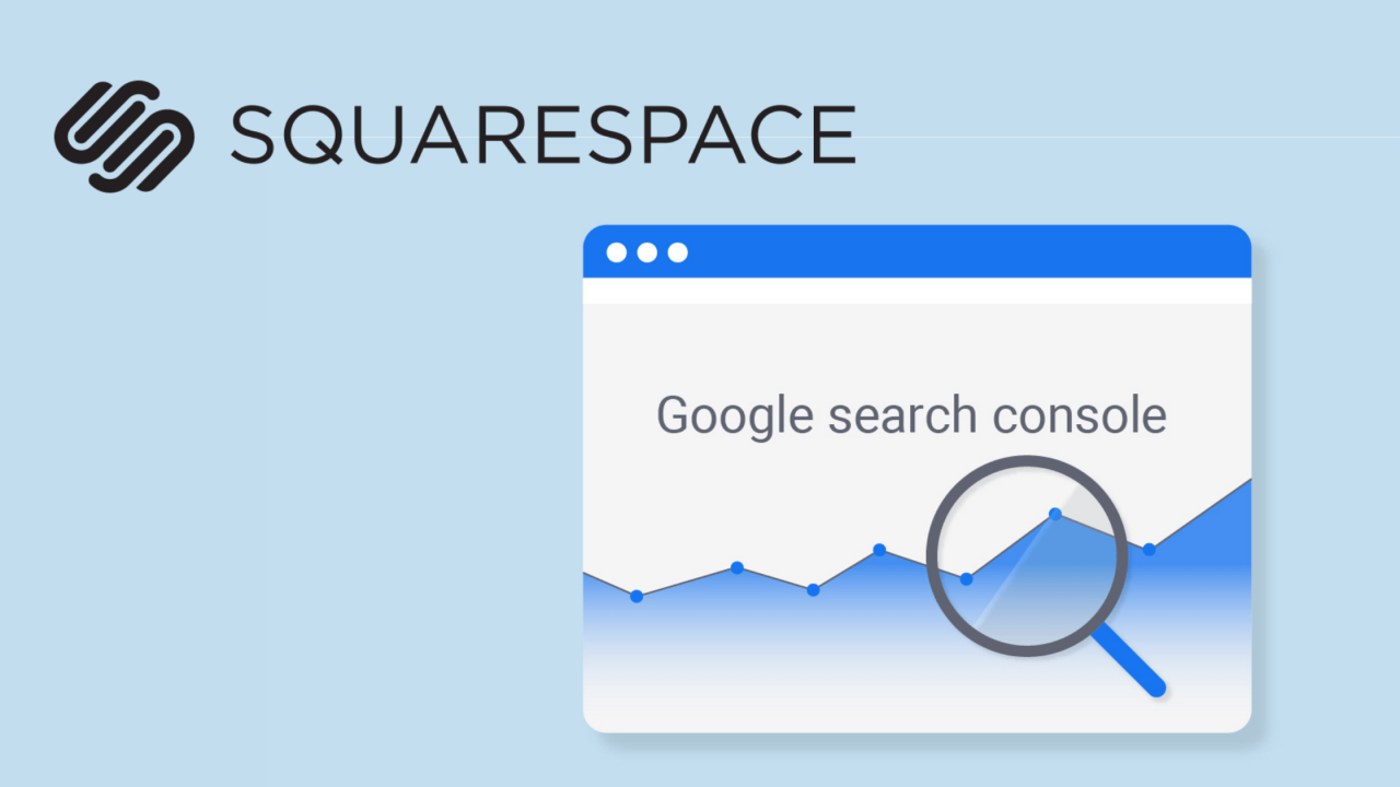 How to add squarespace site to google search console