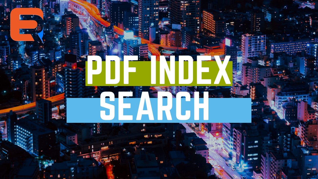 PDF index search