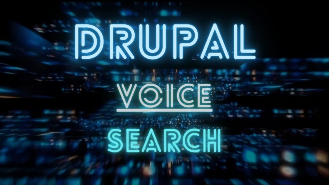 Add Voice Search to Drupal