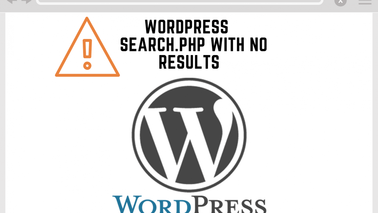 WordPress Search.php with No Results