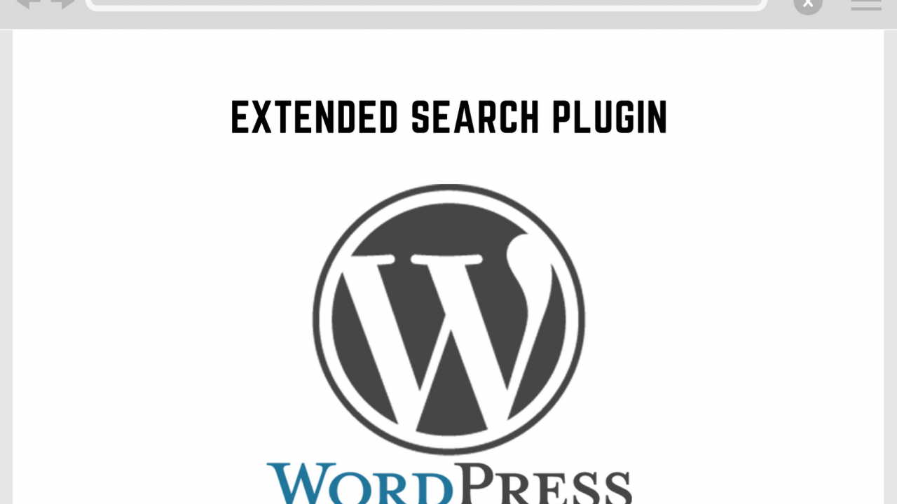 Wordpress Extended Search Plugin