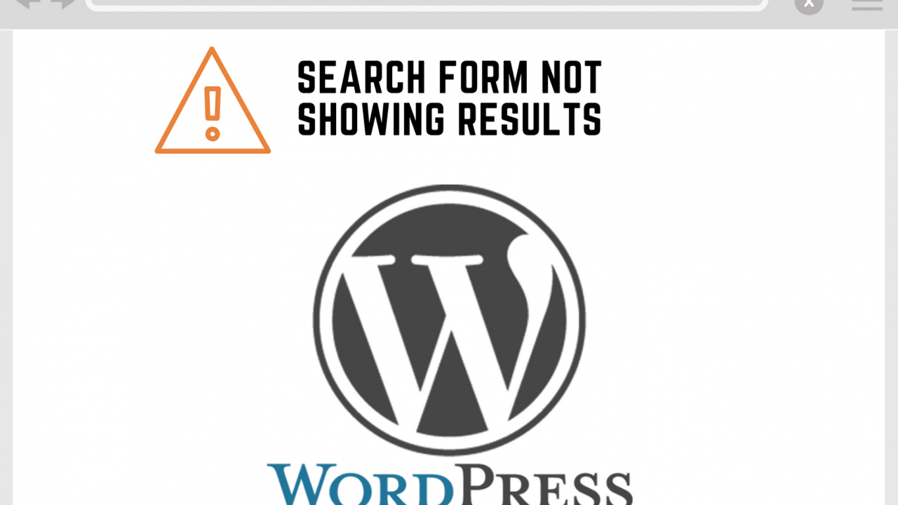 Wordpress Search Form Not Showing Results