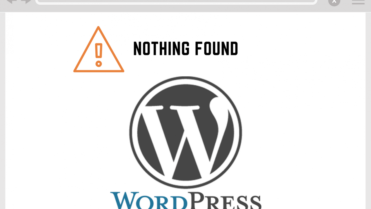Wordpress Search Nothing Found