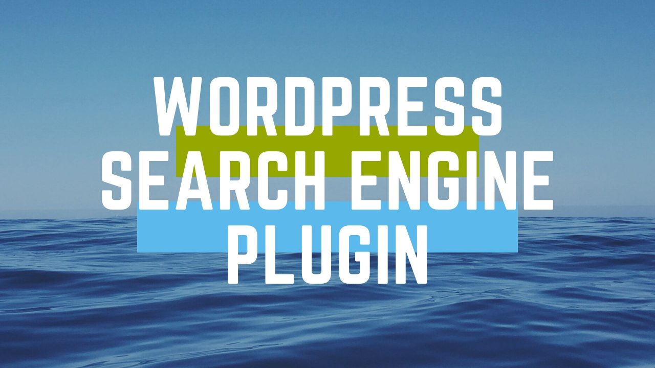 Wordpress search engine plugin
