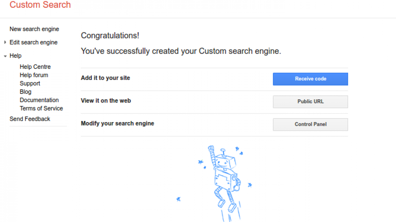 add google custom search to website