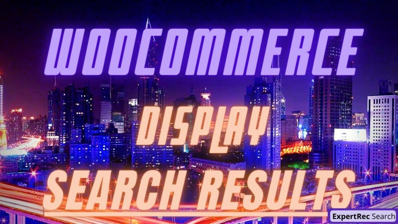 Woocommerce Display Search Results