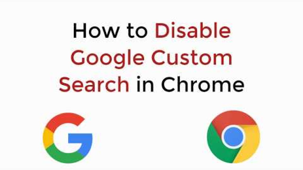 turn off google custom search