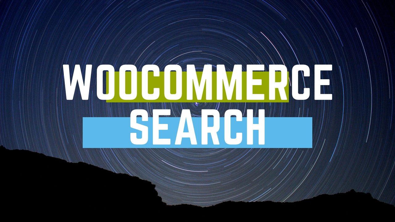 woocommerce search
